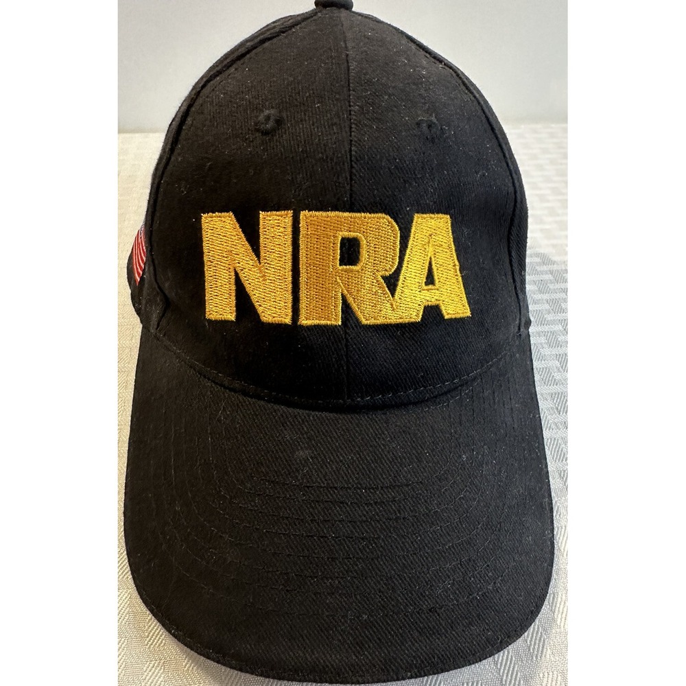 NRA National Rifle Association Black Adjustable Cap/Hat